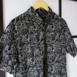 Matinique Short Sleeved Green Jungle Shirt (XL)